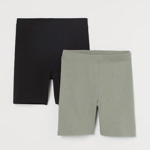 ⭐️3/$15⭐️ Hight waist Cotton Bike Shorts Set